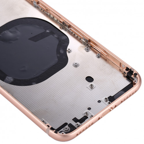 Couverture de logement arrière pour iPhone 8 (or rose) SC3RGL946-06