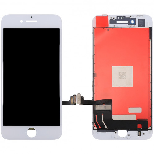 iPartsAcheter 3 en 1 pour iPhone 8 (LCD + Frame + Touch Pad) Assemblage de numériseur (Blanc) SI253W51-06