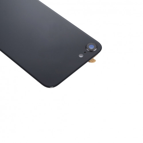 iPartsBuy pour iPhone 8 couverture arrière avec adhésif (noir) SI01BL178-06