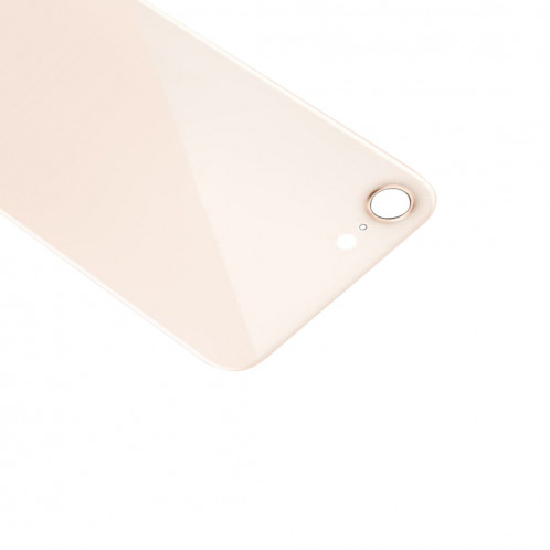 iPartsBuy pour iPhone 8 couverture arrière avec adhésif (or) SI01JL1170-06