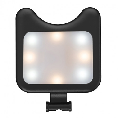 APEXEL APL-FL01 objectif de caméra de téléphone universel Selfie LED remplir la lumière avec Clip, pour iPhone, Samsung, Huawei, Xiaomi, HTC et autres smartphones (Noir) SA568B574-012