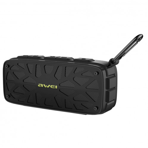 awei Y330 haut-parleur portable Bluetooth extérieur, prise en charge AUX / FM / carte TF / U disque, pour iPhone, Galaxy, Xiaomi, Huawei, HTC, Sony et autres smartphones (noir) SA561B1887-012