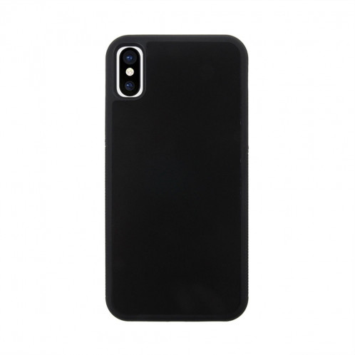 Pour iPhone X / XS TPU + PC Anti-Gravity Dropproof Case Housse de protection arrière (Noir) SH012B306-06