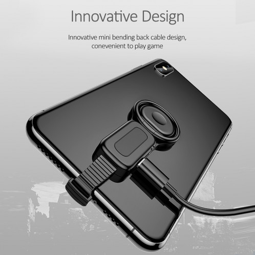 LXS08 8 broches à 8 broches + 3,5 mm ADAPTATEUR DE CHARGE DE BAGUE FAST (Noir) SH203B525-015