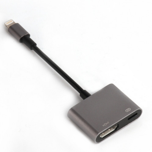 Onten 7565S Câble adaptateur vidéo pour projecteur HDTV 8 broches vers HDMI pour iPad (gris) SO438H1211-013