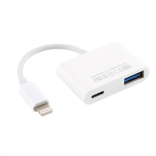 Adaptateur de lecteur de caméra NK101 8 broches vers USB, compatible avec les systèmes IOS 9.1 et supérieurs SH0484863-08