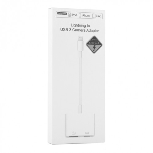 Adaptateur de lecteur de caméra NK101 8 broches vers USB, compatible avec les systèmes IOS 9.1 et supérieurs SH0484863-08