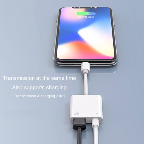 Adaptateur de lecteur de caméra NK101 8 broches vers USB, compatible avec les systèmes IOS 9.1 et supérieurs SH0484863-08