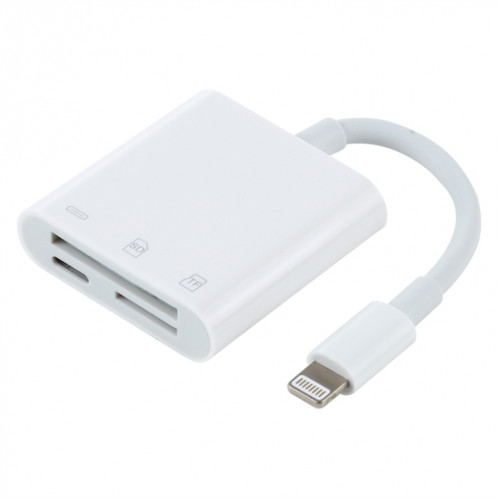 Adaptateur de lecteur de caméra NK-101Y Pro 8 broches à 8 broches + port SD + TF 3 en 1 SH08111110-010