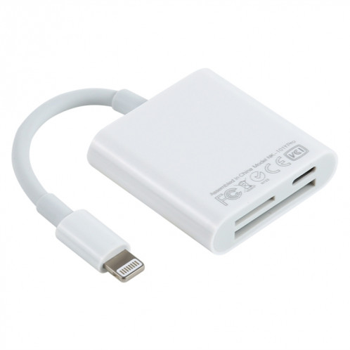 Adaptateur de lecteur de caméra NK-101Y Pro 8 broches à 8 broches + port SD + TF 3 en 1 SH08111110-010