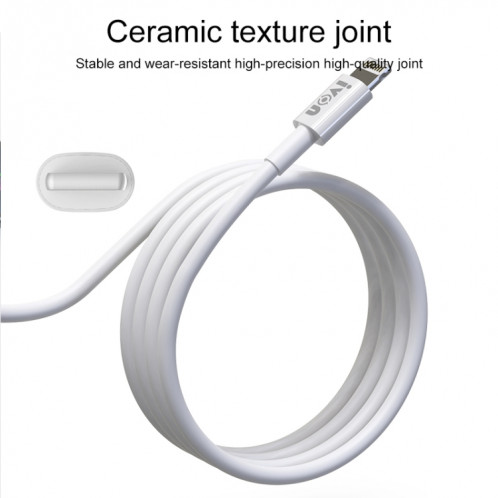 Ivon CA70 Micro USB Fast Chargement Data Câble de données, Longueur: 1M (Blanc) SI097W1470-07