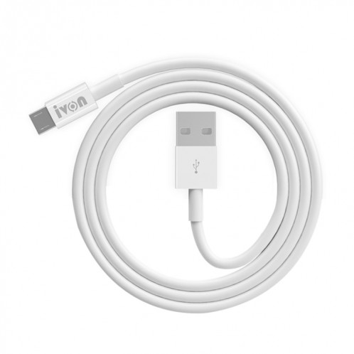 Ivon CA70 Micro USB Fast Chargement Data Câble de données, Longueur: 2m (Blanc) SI100W1288-07