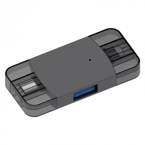 2 en 1 USB 2.0 + USB 3.0 Femme à 8 broches + Adaptateur OTG Homme USB-C / Type-C SH12431852-07