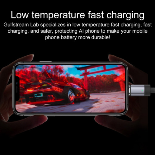 Câble de données magnétique à charge rapide USB-C / Type-C vers USB-C / Type-C 100 W, style : câble de 1 m + tête magnétique SH12851907-08