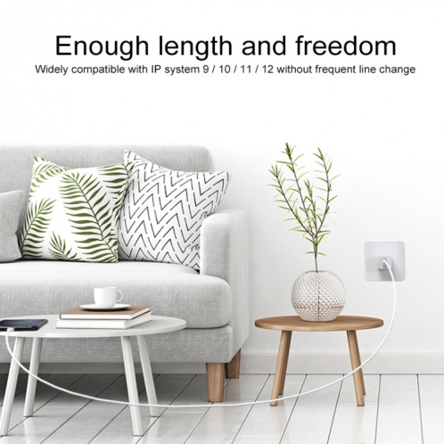 Ivon CA73 2.4A Câble de données de charge rapide de type-C / USB-C, longueur: 2m (noir) SI722B708-07