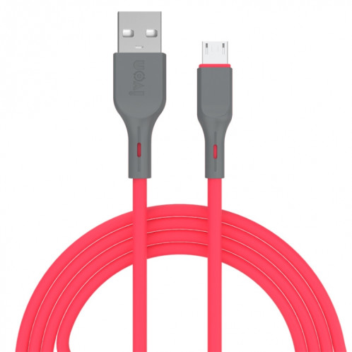 IVON CA78 2.4A Câble de données de chargement rapide USB micro USB, longueur: 1m (rouge) SI724R1370-05