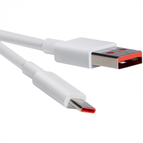 Câble de données de charge rapide USB vers USB-C / Type-C d'origine Xiaomi 6A, longueur: 1 m SX82631899-06
