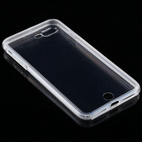 Étui ultra-mince transparent pour PC + TPU de 0,75 mm pour iPhone 8 Plus et 7 Plus SH01041825-04
