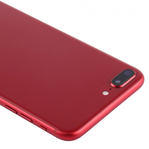 Couvercle de la batterie avec touches latérales et vibrateur et haut-parleur fort et bouton d'alimentation + bouton de volume Câble et plateau de carte pour iPhone 8 Plus (rouge) SH24RL1466-07