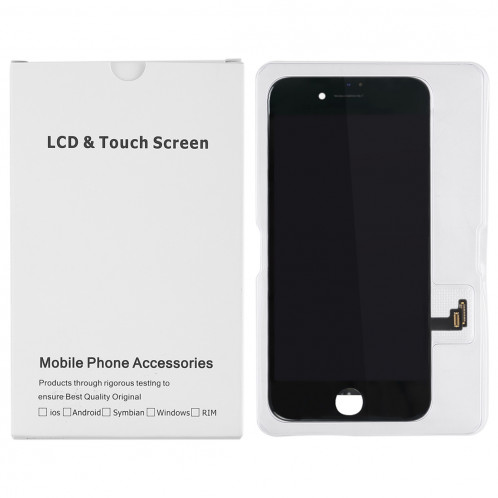 50 PCS Ecran LCD et Digitizer Assemblage Complet Carton Blanc Emballage Emballage pour iPhone 8 Plus / 7 Plus SH0192861-05