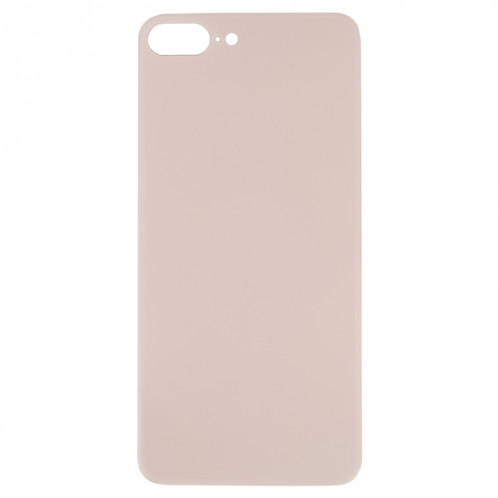 Remplacement facile du gros couvercle de la batterie en verre avec trou de caméra et adhésif pour iPhone 8 Plus (or) SH26JL592-06