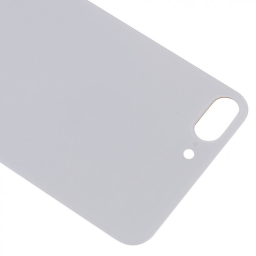 Remplacement facile du gros couvercle de la batterie en verre avec trou de caméra et adhésif pour iPhone 8 Plus (blanc) SH26WL644-06