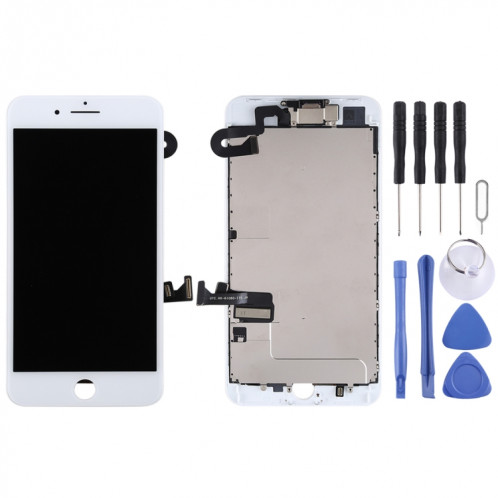 L'écran LCD et le numériseur complet comprennent une caméra frontale pour iPhone 8 Plus (blanc) SH273W1765-06