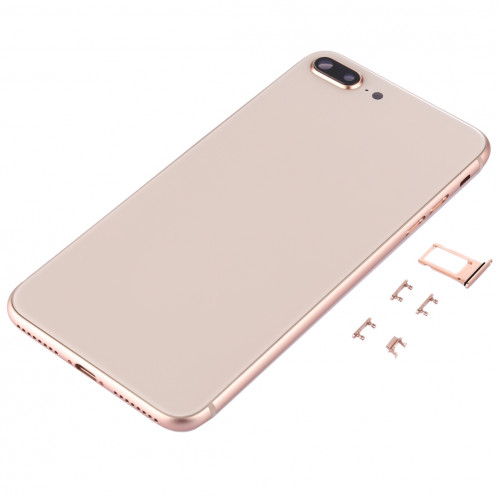 Couverture de logement arrière pour iPhone 8 Plus (or rose) SC2RGL1501-06