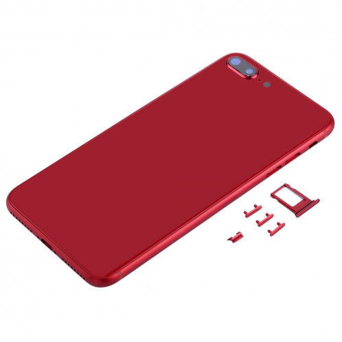 Couverture de logement arrière pour iPhone 8 Plus (rouge) SC22RL1343-06