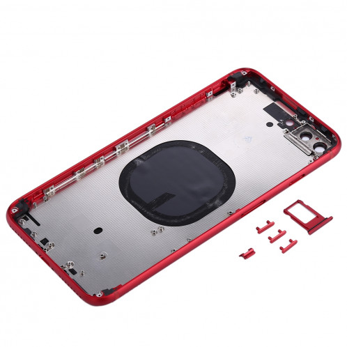 Couverture de logement arrière pour iPhone 8 Plus (rouge) SC22RL1343-06