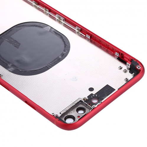 Couverture de logement arrière pour iPhone 8 Plus (rouge) SC22RL1343-06