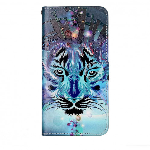 Pour iPhone 8 Plus et 7 Plus Motif Loup Embossé Motif Éléphant Horizontal Étui en cuir Flip avec porte-cartes et fentes pour cartes et porte-monnaie et cadre photo SH204A1660-07