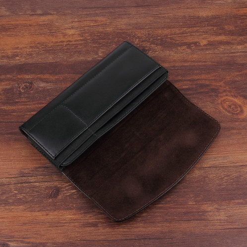 5,5 à 5,7 pouces A1 sac universel de taille de carte plug-in de section transversale de texture tabby PU Pour iPhone, Samsung, Sony, Huawei, Meizu, Lenovo, ASUS, Cubot, Oneplus, Xiaomi, Ulefone, Letv, DOOGEE, Vkworld et SH260B694-09
