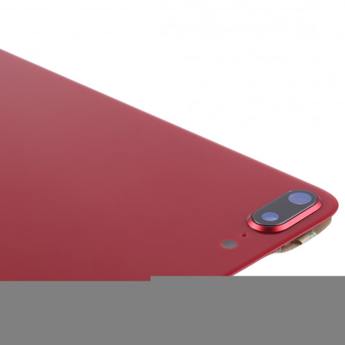 Couverture arrière avec adhésif pour iPhone 8 Plus (rouge) SH47RL22-06