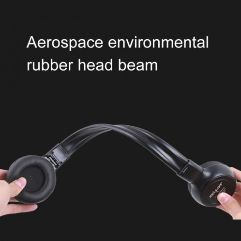 ZEALOT B570 casque de subwoofer Bluetooth sans fil filaire stéréo avec conception d'écran couleur LED et microphone HD et FM, Pour les téléphones mobiles, tablettes et ordinateurs portables, prend en charge une SZ224B936-015