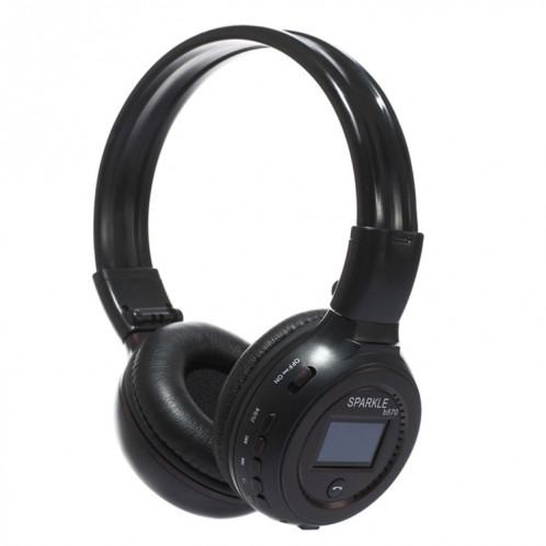 ZEALOT B570 casque de subwoofer Bluetooth sans fil filaire stéréo avec conception d'écran couleur LED et microphone HD et FM, Pour les téléphones mobiles, tablettes et ordinateurs portables, prend en charge une SZ224Z1785-015