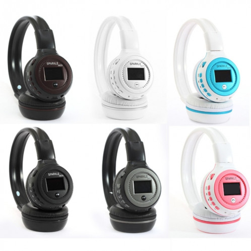 ZEALOT B570 casque de subwoofer Bluetooth sans fil filaire stéréo avec conception d'écran couleur LED et microphone HD et FM, Pour les téléphones mobiles, tablettes et ordinateurs portables, prend en charge une SZ224Z1785-015