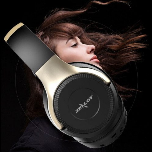 ZEALOT B26T casque stéréo filaire sans fil Bluetooth 4.0 Subwoofer avec prise de câble Audio universelle 3,5 mm et microphone HD, Pour les téléphones mobiles, tablettes et ordinateurs portables, prend en charge une SZ225B1612-016
