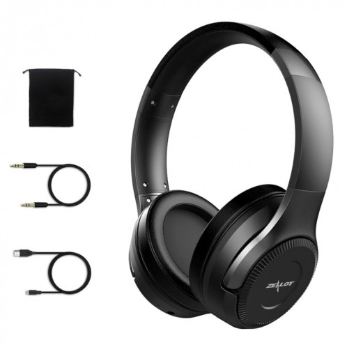 ZEALOT B26T casque stéréo filaire sans fil Bluetooth 4.0 Subwoofer avec prise de câble Audio universelle 3,5 mm et microphone HD, Pour les téléphones mobiles, tablettes et ordinateurs portables, prend en charge une SZ225B1612-016