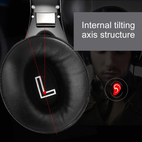ZEALOT B21 casque stéréo filaire sans fil Bluetooth 4.0 subwoofer avec prise de câble Audio universelle 3,5 mm et microphone HD, Pour téléphones mobiles et tablettes et ordinateurs portables (Argent) SZ226S1702-016
