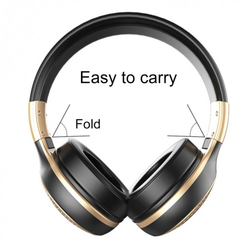 ZEALOT B20 casque stéréo filaire sans fil Bluetooth 4.0 subwoofer avec prise de câble Audio universelle 3,5 mm et microphone HD, Pour téléphones mobiles, tablettes et ordinateurs portables (noir) SZ227B62-013