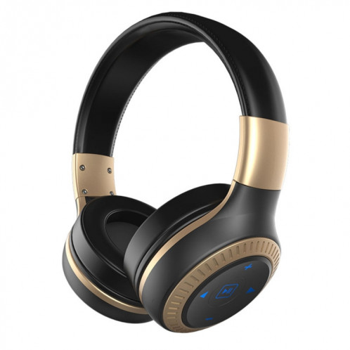 ZEALOT B20 casque stéréo filaire sans fil Bluetooth 4.0 subwoofer avec prise de câble Audio universelle 3,5 mm et microphone HD, Pour téléphones mobiles et tablettes et ordinateurs portables (Or) SZ227J1068-013