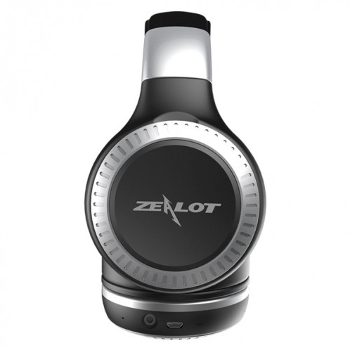 ZEALOT B20 casque stéréo filaire sans fil Bluetooth 4.0 subwoofer avec prise de câble Audio universelle 3,5 mm et microphone HD, Pour téléphones mobiles et tablettes et ordinateurs portables (Argent) SZ227S302-013