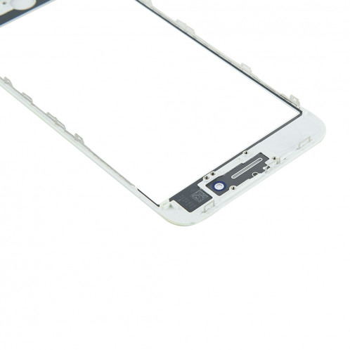 iPartsAcheter pour iPhone 8 Plus Lentille extérieure en verre avec cadre avant pour écran LCD et OCA Optically Clear Adhesive (Blanc) SI666W1366-06