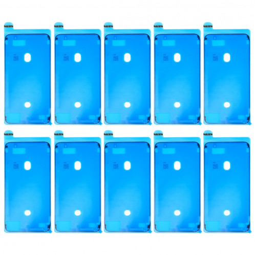 10 PCS iPartsAcheter pour iPhone 8 Plus LCD Cadre Bezel Adhésifs Autocollants (Noir) S1318B773-06