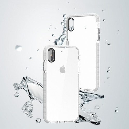Etui en TPU souple très transparent pour iPhone XS Max (blanc) SH085W142-05