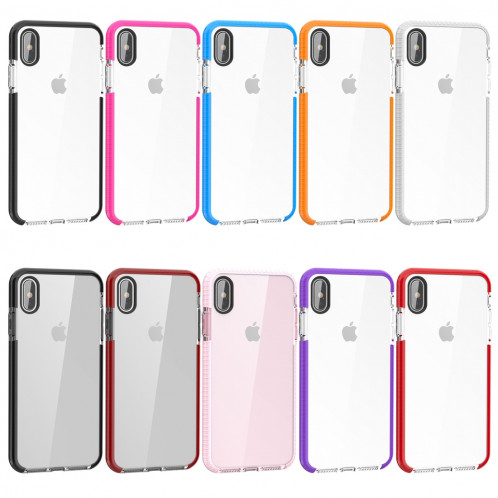 Etui en TPU souple très transparent pour iPhone XS Max (noir) SH085B534-05