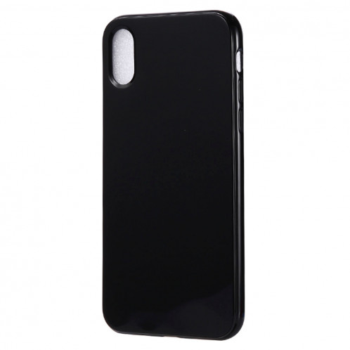 Etui TPU Candy Color pour iPhone XS Max (Noir) SH318B565-05