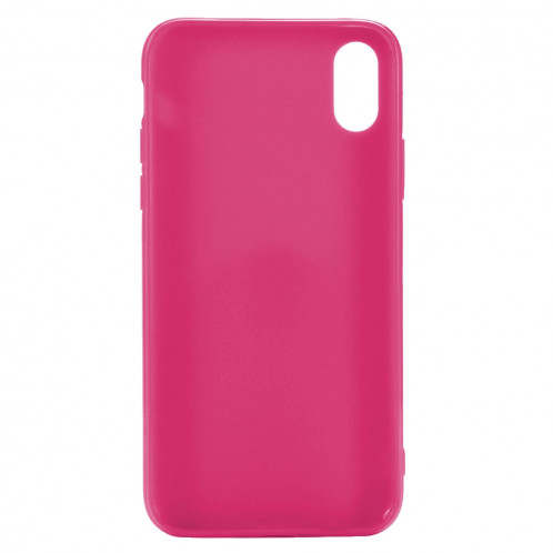 Etui TPU Candy Color pour iPhone XS Max (Magenta) SH318M1322-05