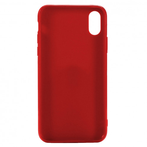 Etui TPU Candy Color pour iPhone XS Max (Rouge) SH318R482-05